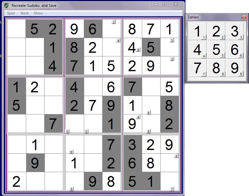 Sudoku Spielen Bild